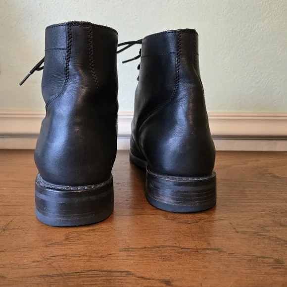Thursday Boot Co. Captain Boots Mens Size 14 Black Leather Handmade Dress Casual - Picture 6 of 16